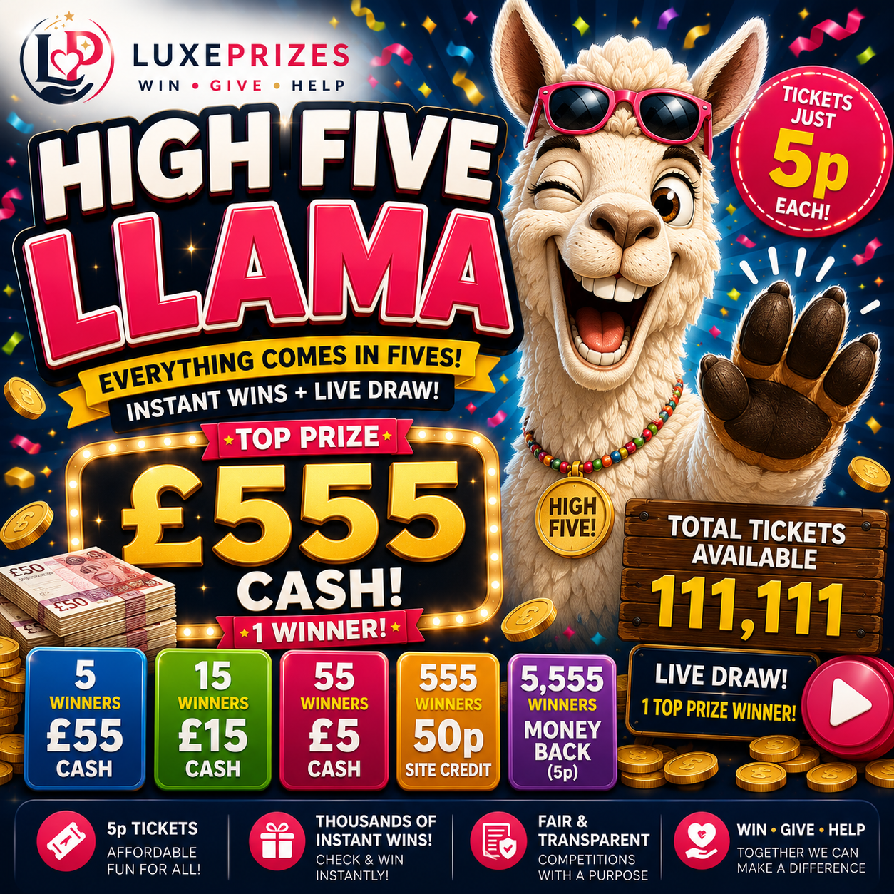 🦙 High Five Llama 🦙