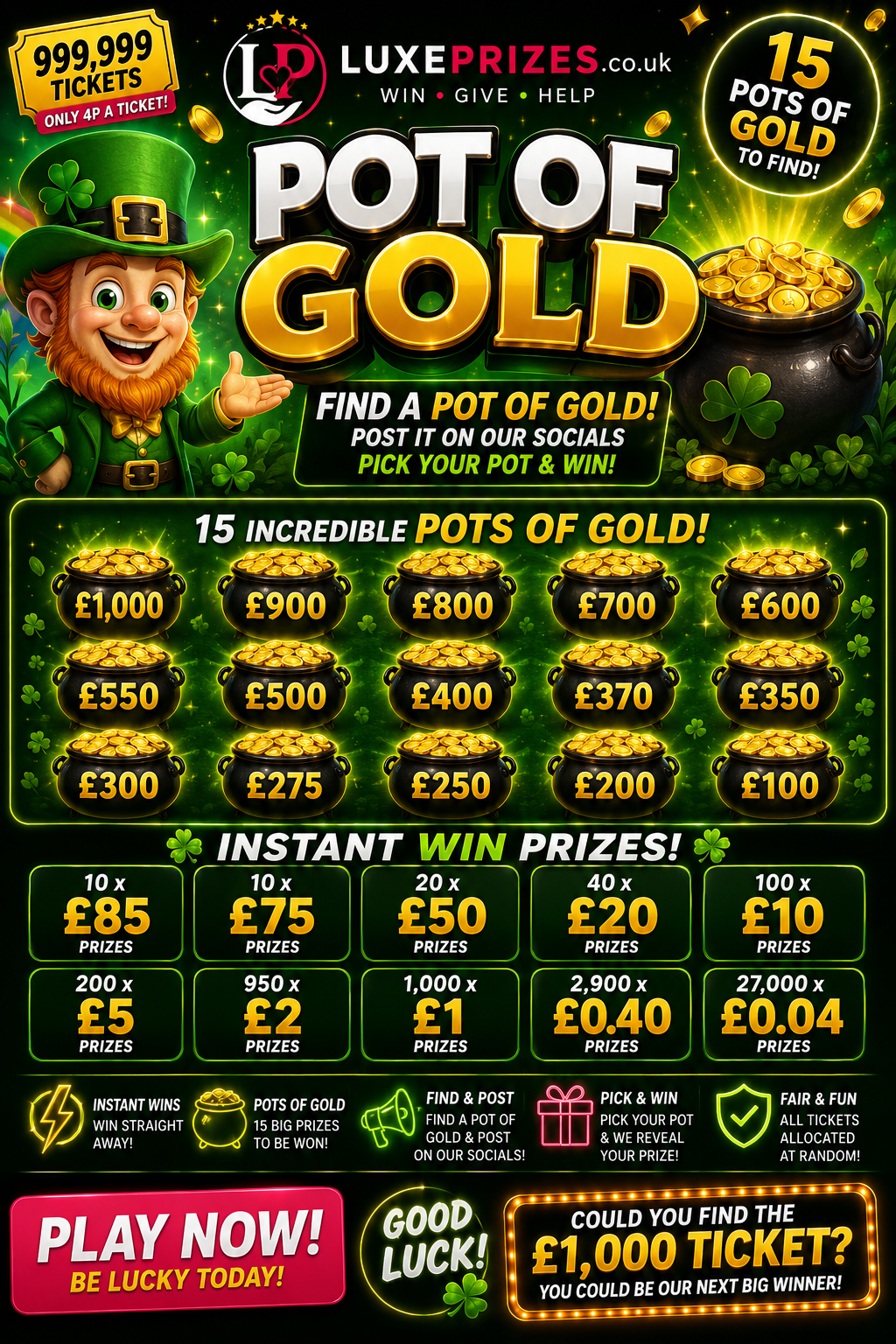 Pots of Gold
