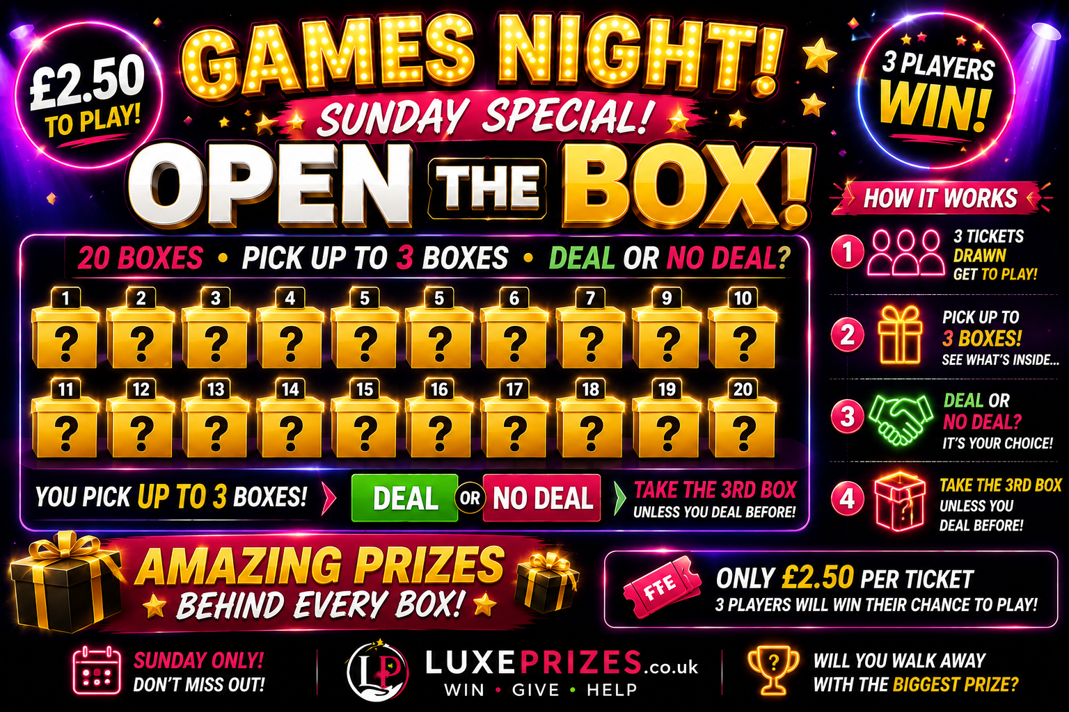 Open The Box - GAMES NIGHT