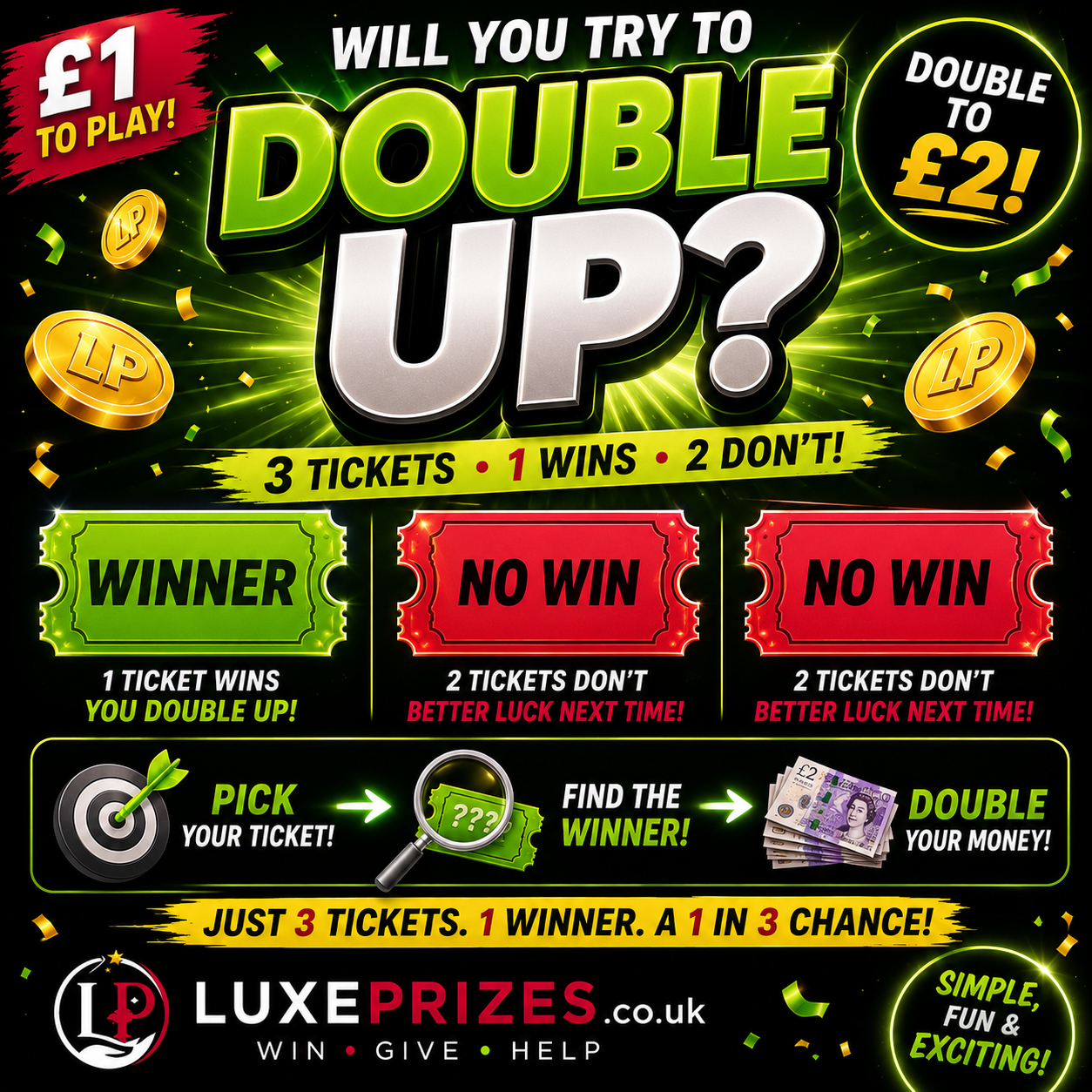 £1 Double Up