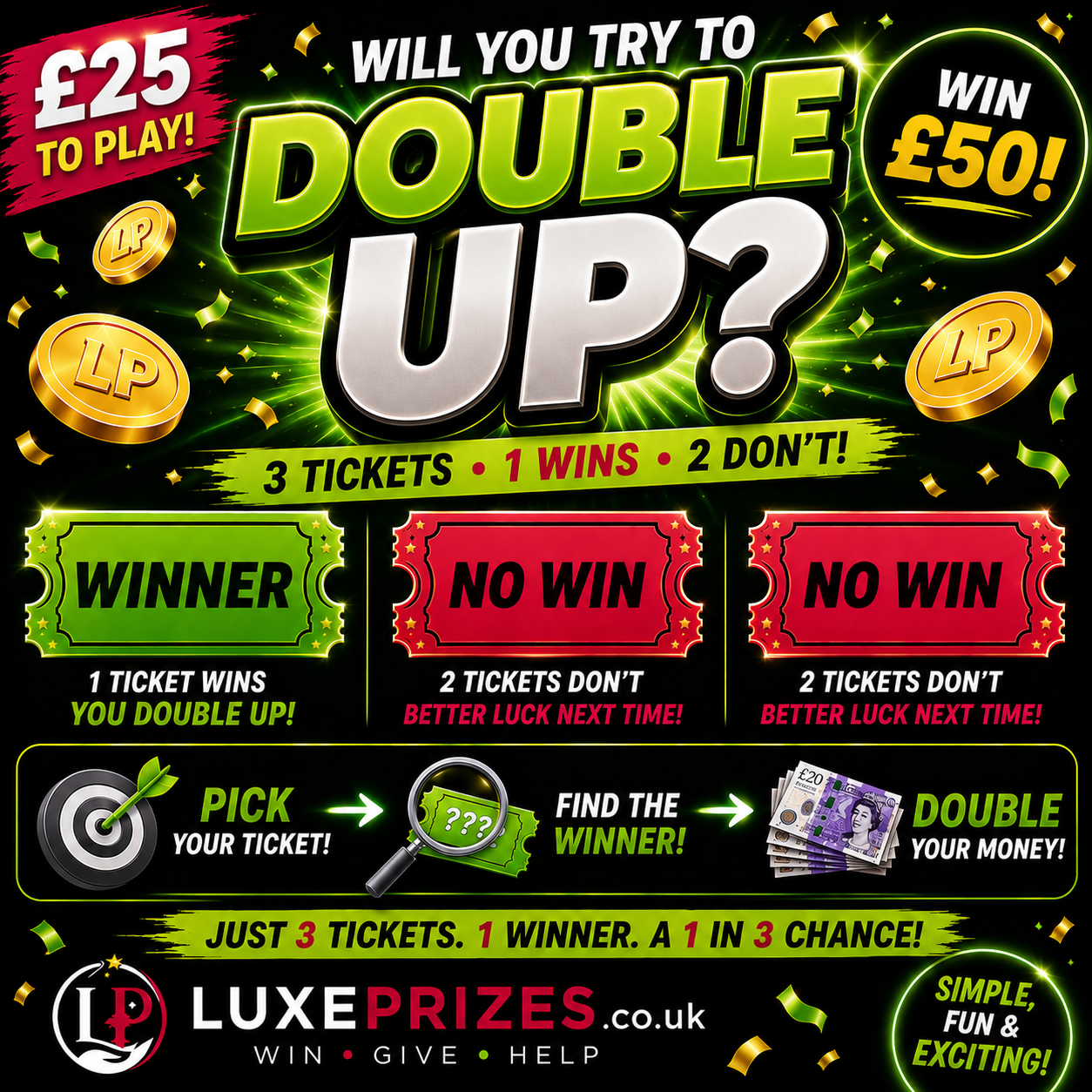 £25 Double Up
